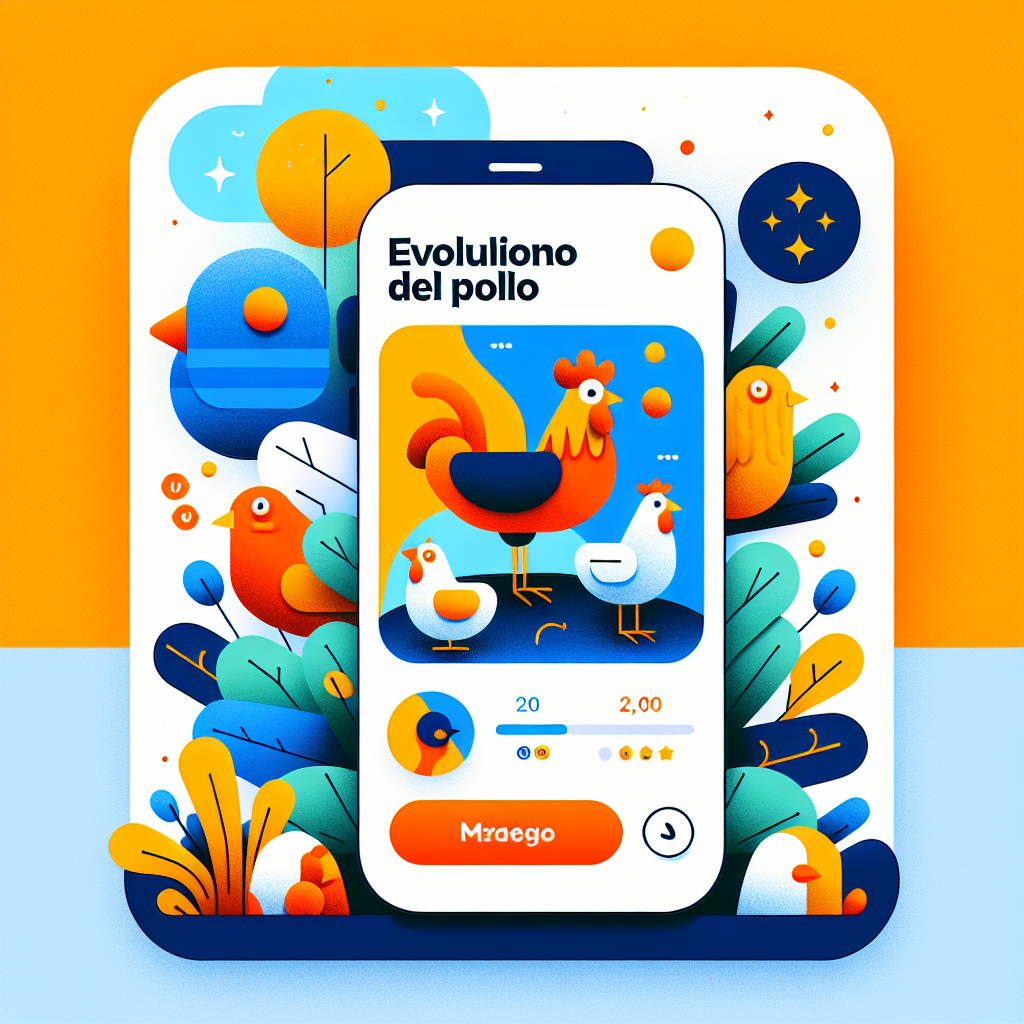 Interfaccia dell'applicazione Evoluzione del Pollo